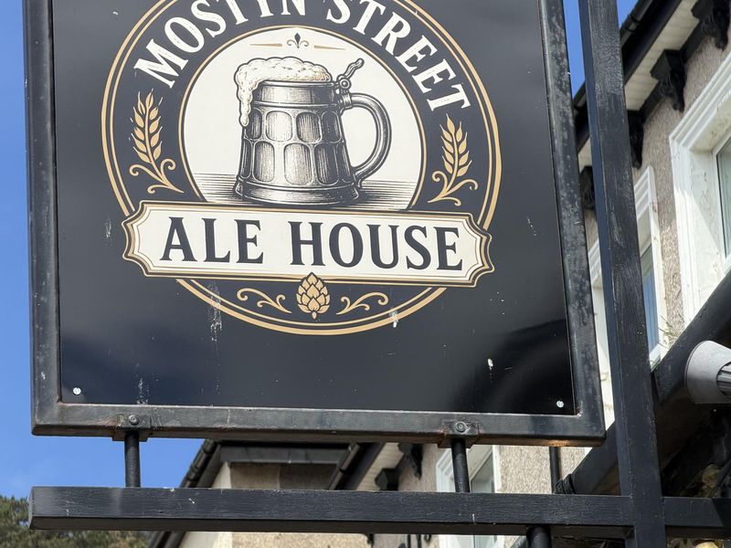 Mostyn Street Ale House Sign 2026. (External, Sign). Published on 17-06-2026 