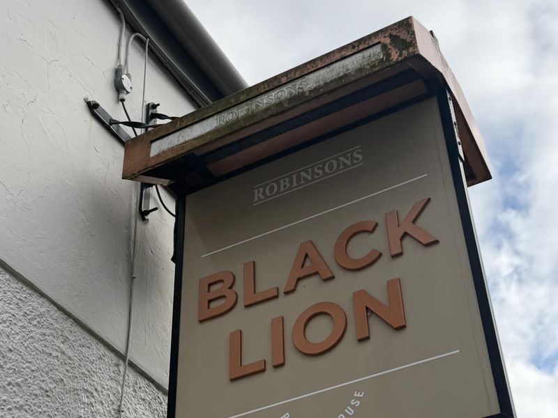 Black Lion Sign 2026. (External, Sign). Published on 08-03-2026 