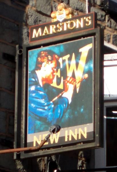 New Inn sign. (Pub, Sign). Published on 12-03-2014