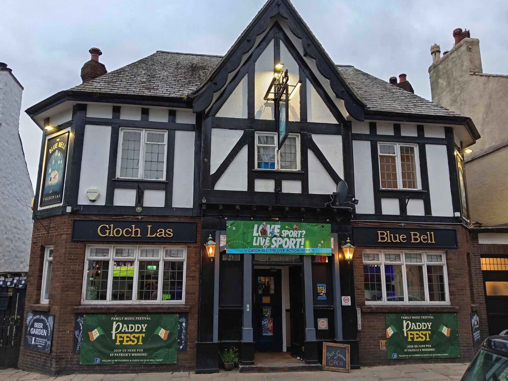 Blue Bell Entrance 2025. (Pub, External, Key). Published on 06-04-2025