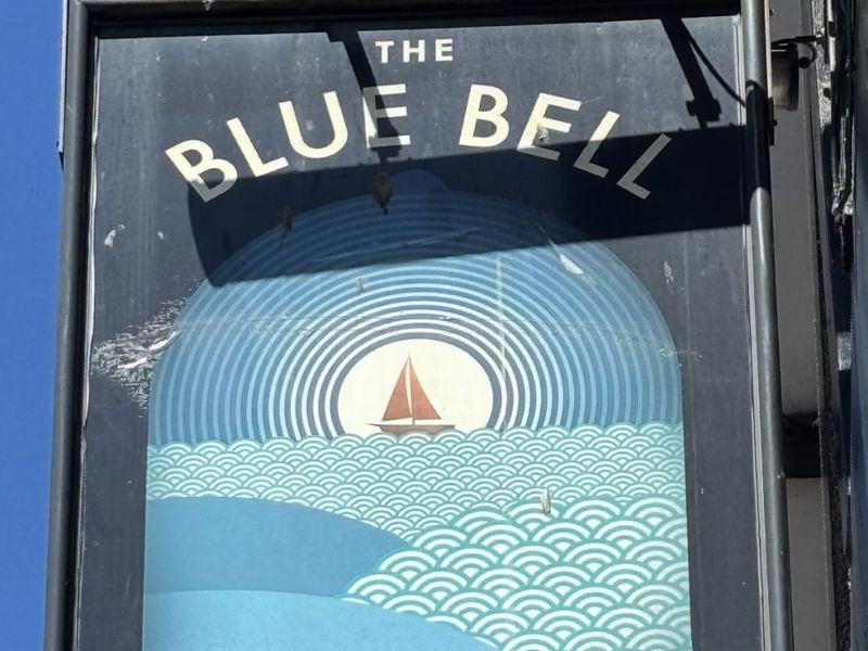 Blue Bell Sign 2025. (Sign). Published on 17-05-2025 