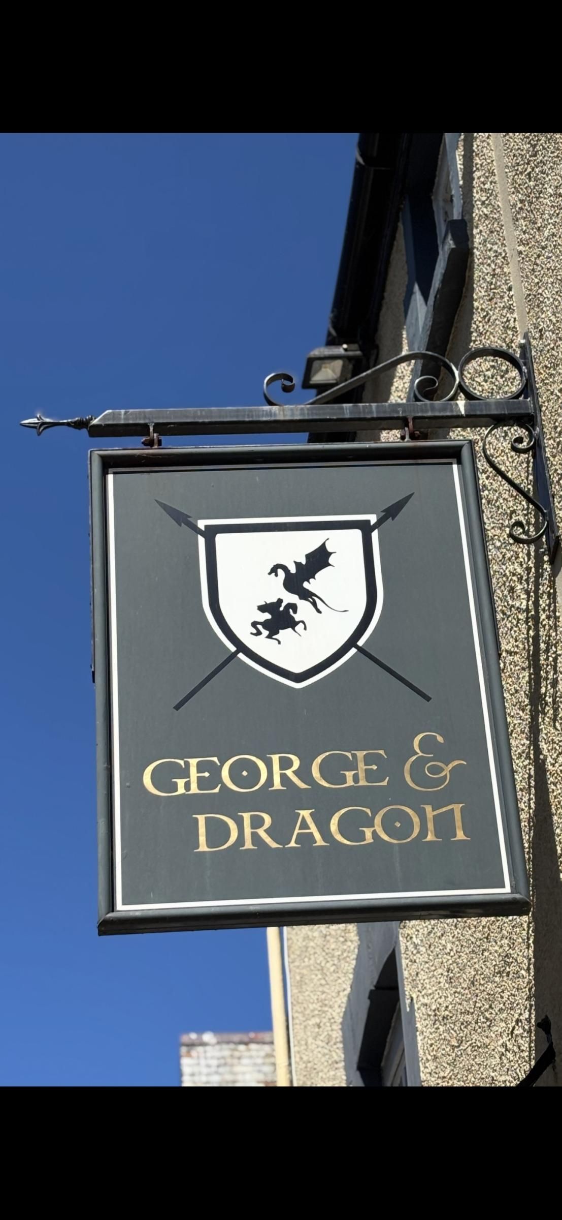 George & Dragon Sign 2025. (Sign). Published on 17-05-2025