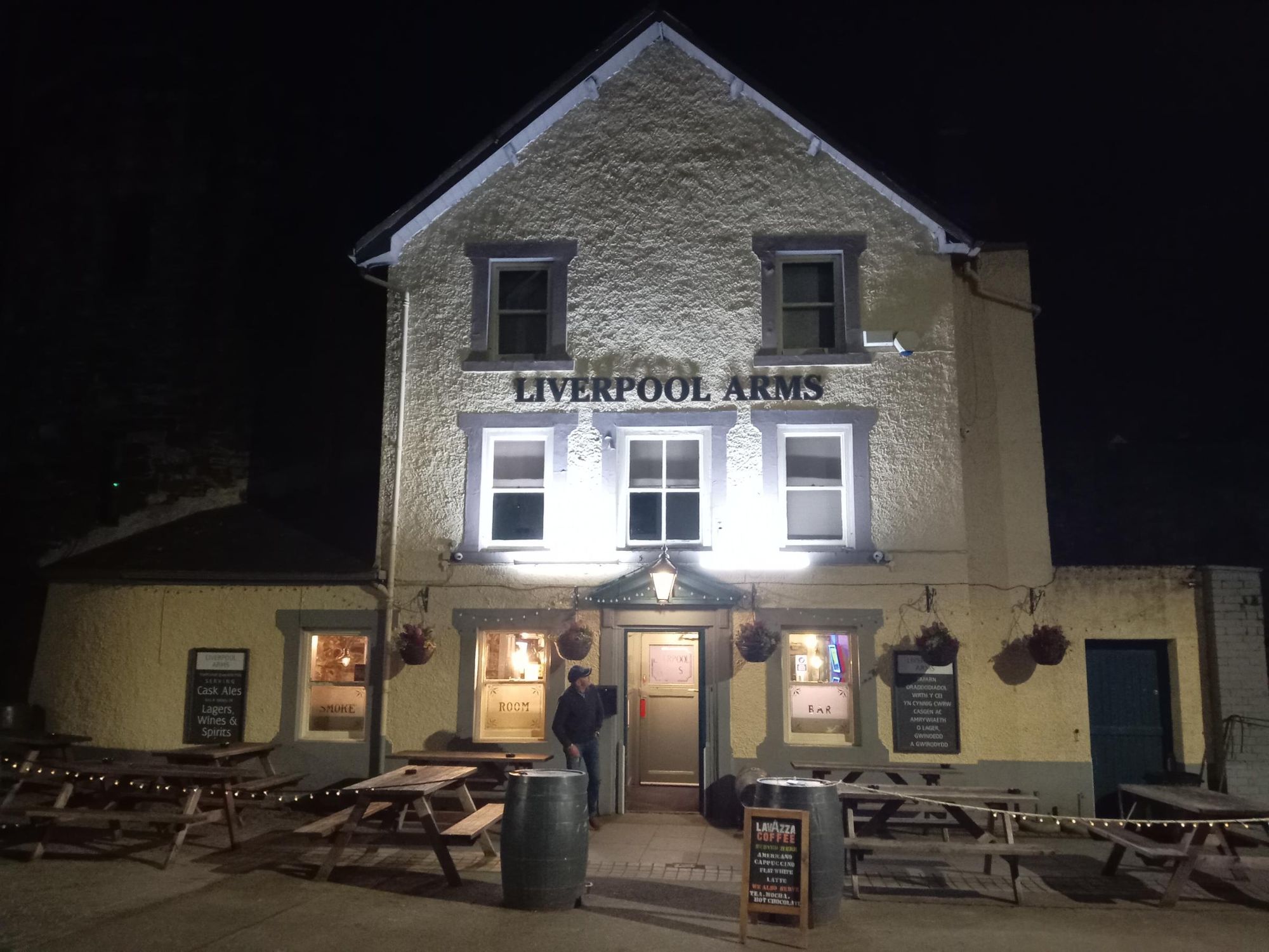 Liverpool Arms 2025 at night. (Pub, External). Published on 18-03-2025
