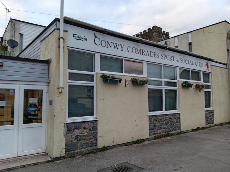 Conwy Comrades left 2025. (Pub, External). Published on 23-03-2025
