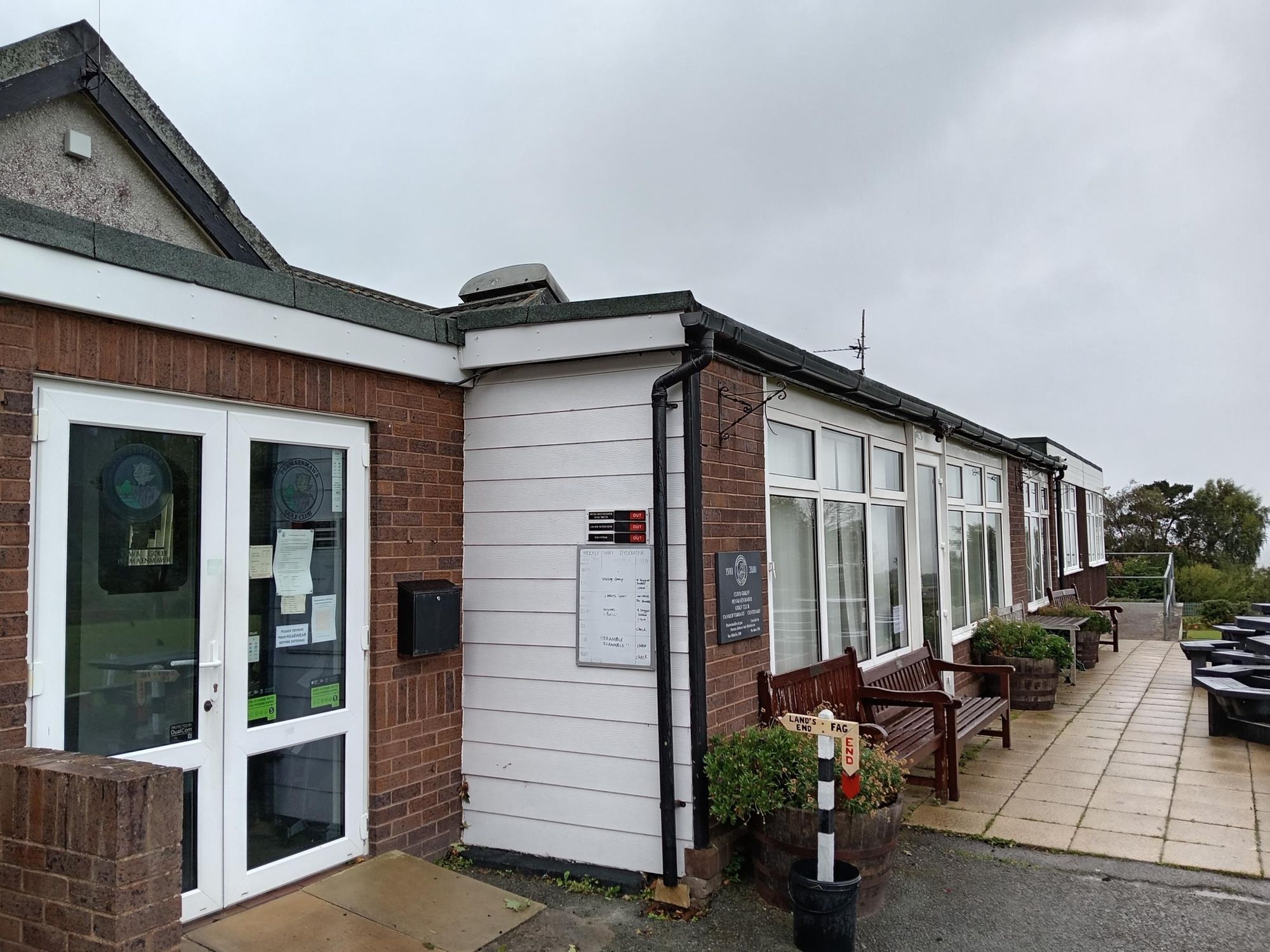 Penmaenmawr Golf Club Entrance 2025. (Pub, External). Published on 28-09-2025