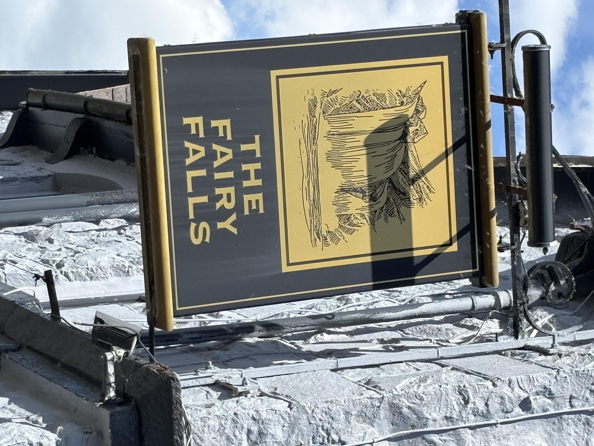 Fairy Falls Sign 2025. (Sign). Published on 12-05-2025