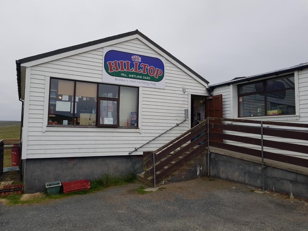 Hilltop Bar - Hillside, Mid Yell (1). (Pub, External, Key). Published on 11-07-2018