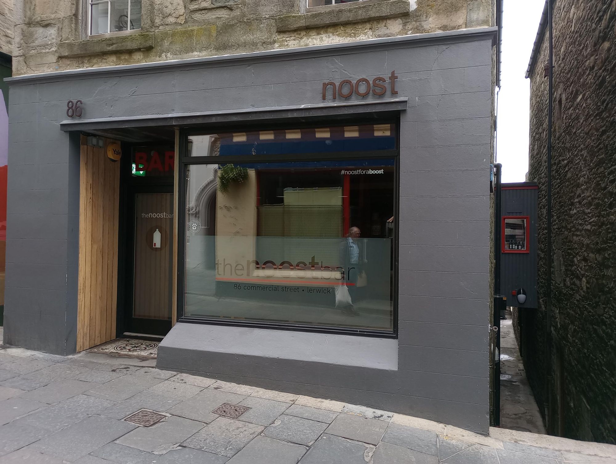 Da Noost Bar, Lerwick (Photo Andrea Briers - 27/08/2025). (Pub, External, Key). Published on 30-09-2025