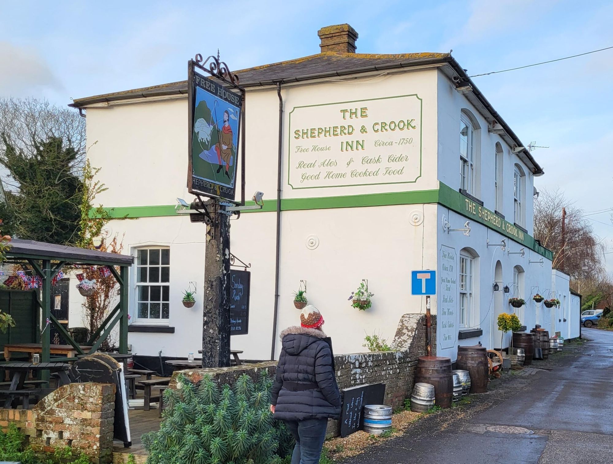 Shepherd & Crook - Burmarsh. (Pub, External, Key). Published on 20-02-2023