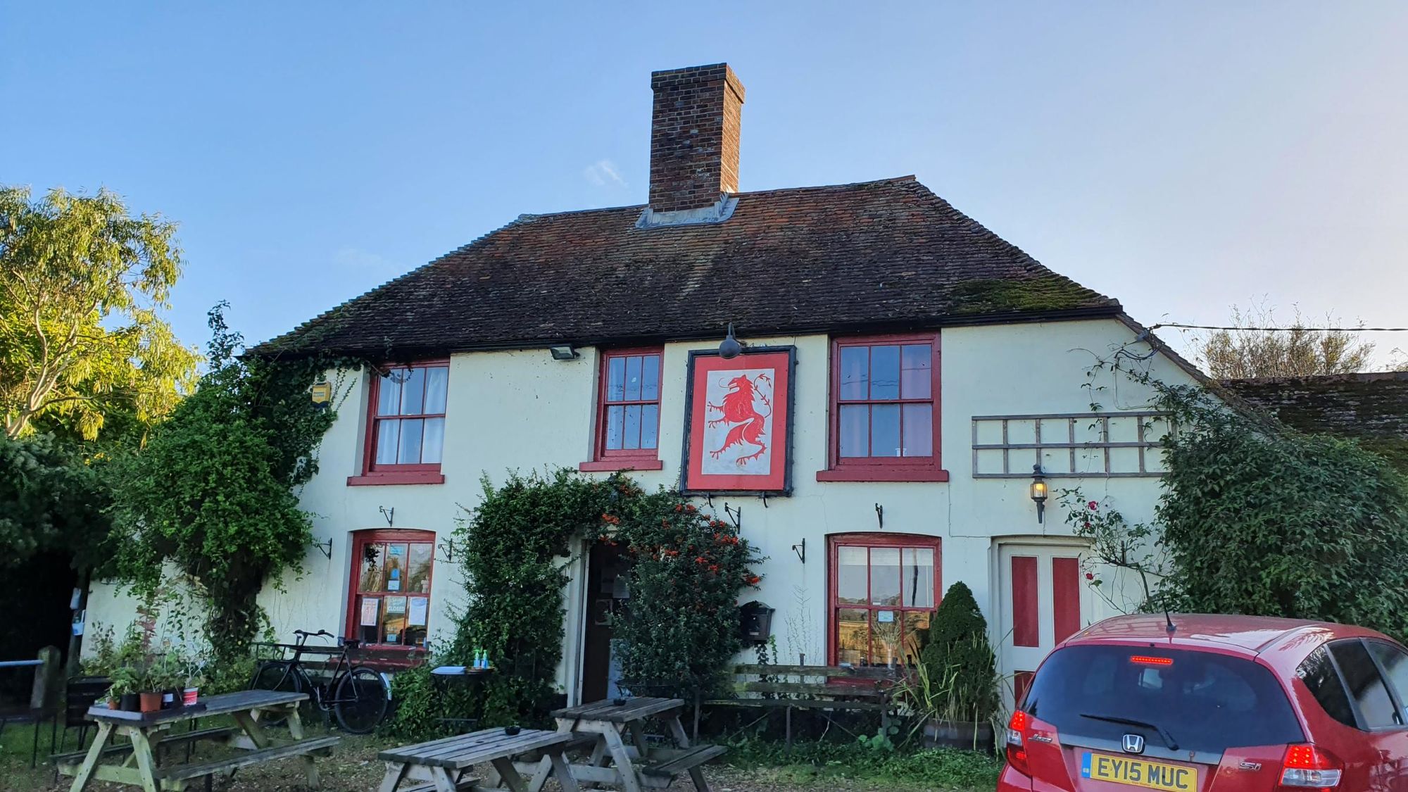 Pub frontage and outside front seating. (Pub, External). Published on 03-03-2023