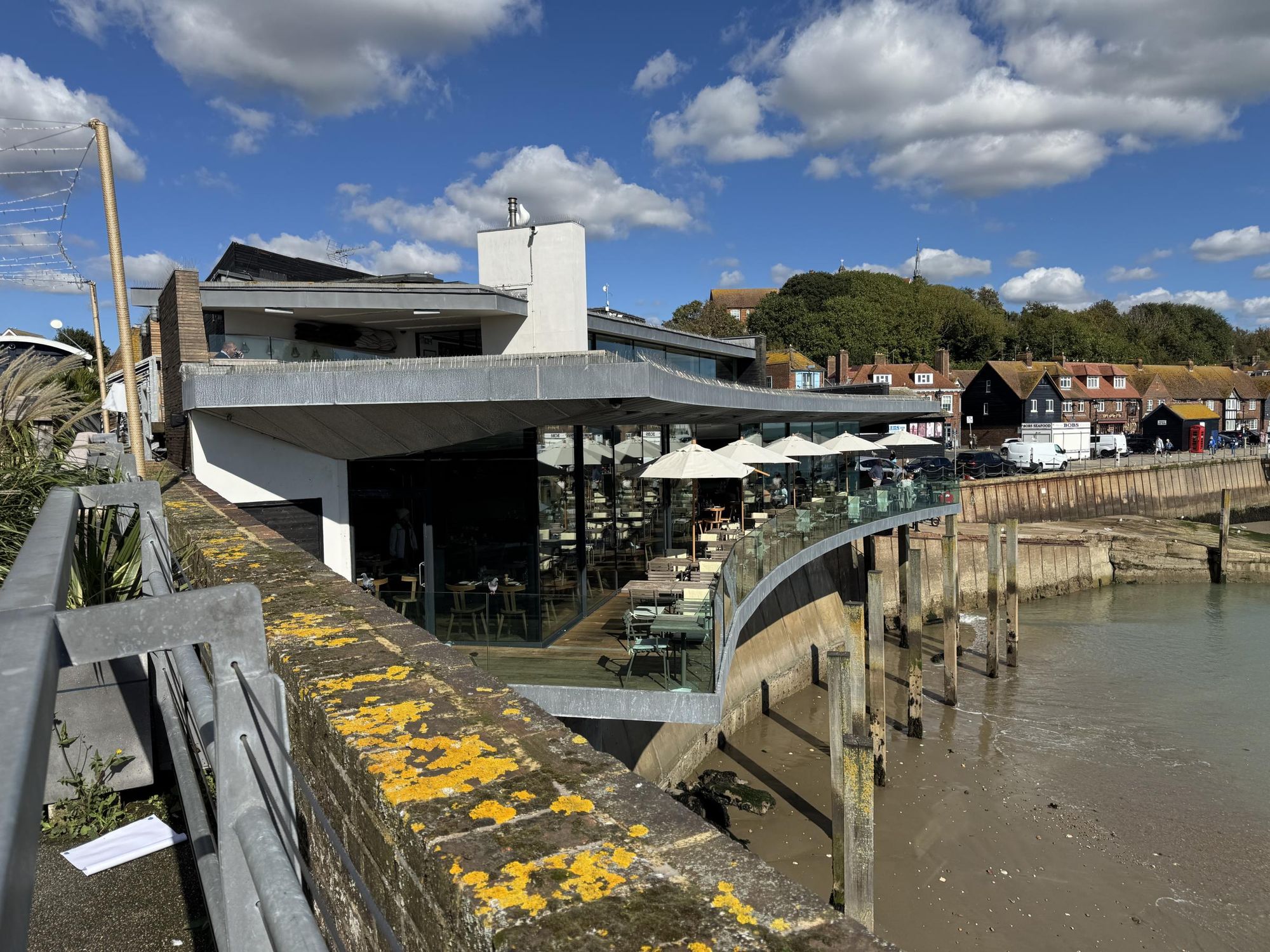 Rocksalt from the harbour old railway walkway. (Pub, External, Restaurant). Published on 01-10-2024