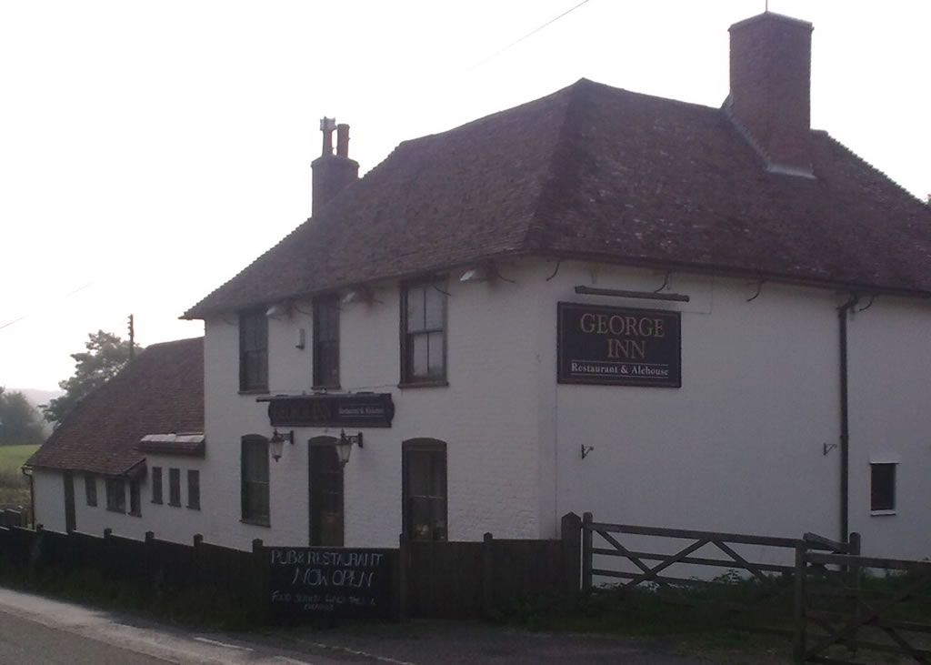 George Inn at Stelling Minnis. (Pub, External, Key). Published on 30-09-2013