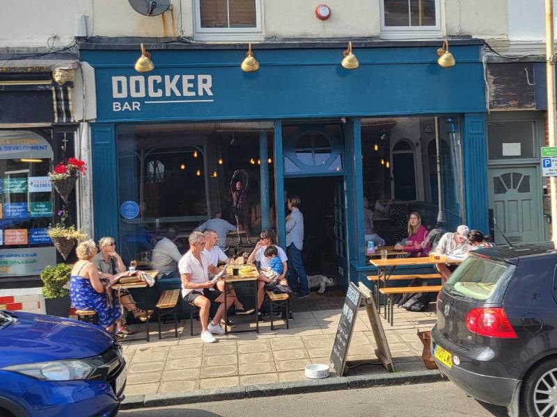 Docker Bar Frontage. (Pub, External, Sign, Key). Published on 19-07-2023