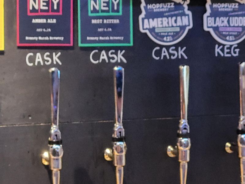 Live Ale Taps. (Bar, Key). Published on 01-12-2023