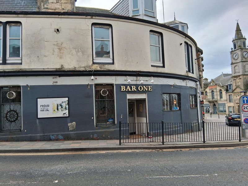 Bar One, Saltcoats (Photo: Alastair McMillan 31/03/2025). (Pub, External, Key). Published on 30-09-2025