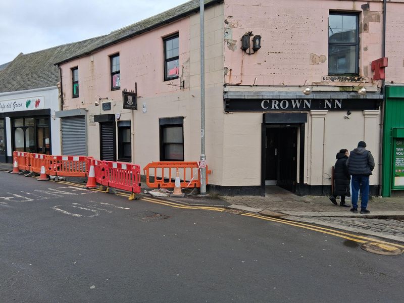 Crown Inn, Saltcoats (Photo: Alastair McMillan 03/03/2025). (Pub, External, Key). Published on 11-08-2025