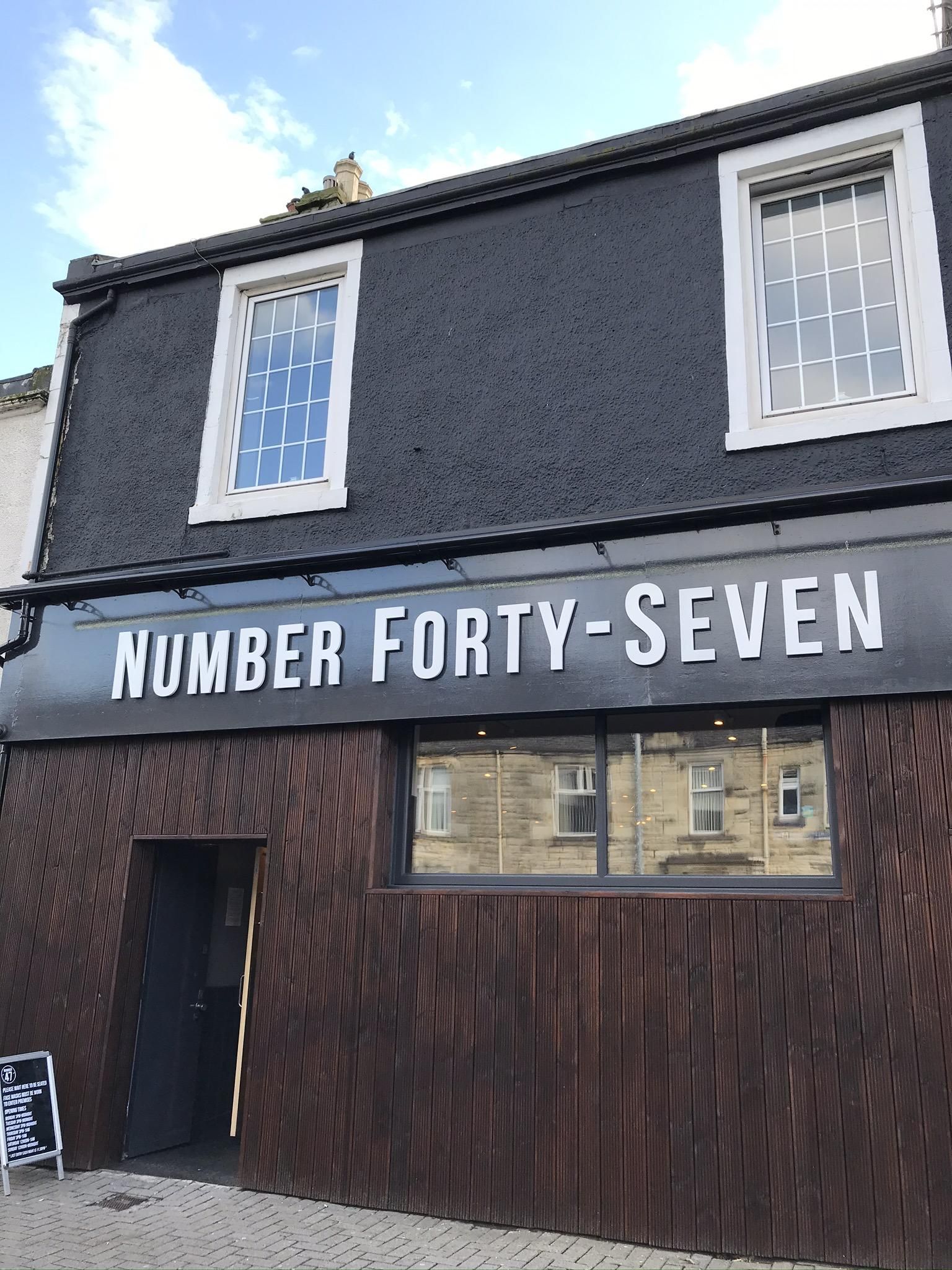 Number Forty Seven, Troon. (Pub, External). Published on 07-10-2020