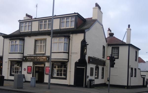 Ayrshire & Galloway Hotel, Ayr. (Pub, External, Key). Published on 02-02-2015