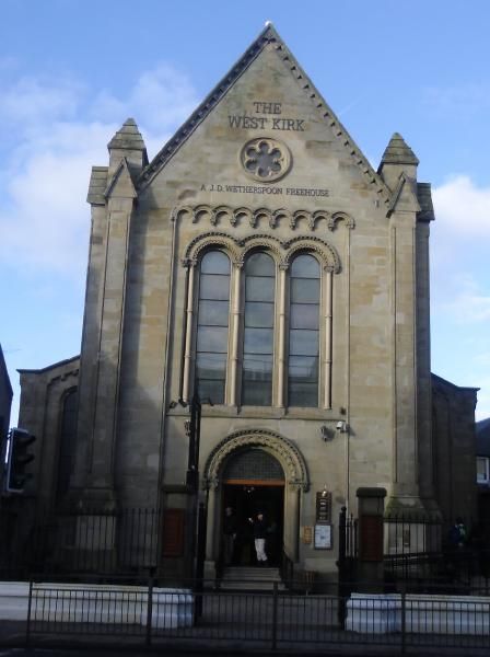 West Kirk, Ayr. (Pub, External, Key). Published on 02-02-2015