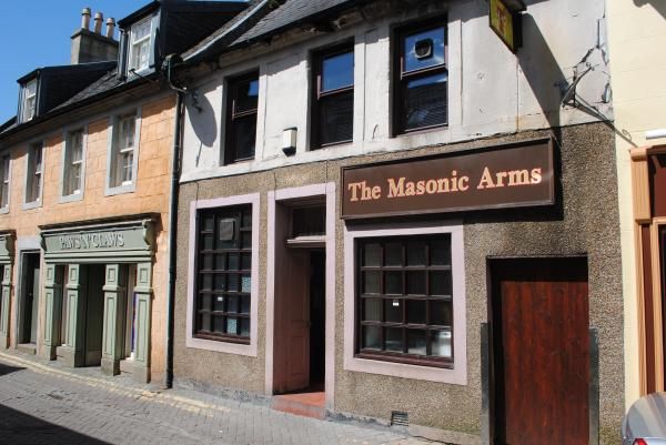Masonic Arms, Beith. (Pub, External, Key). Published on 24-05-2013