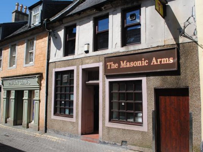 Masonic Arms, Beith. (Pub, External, Key). Published on 24-05-2013 