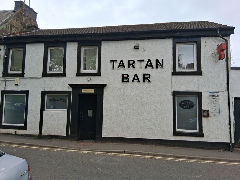Tartan Bar, Dalry (Photo: Alastair McMillan 28/04/2025). (Pub, External, Key). Published on 11-08-2025