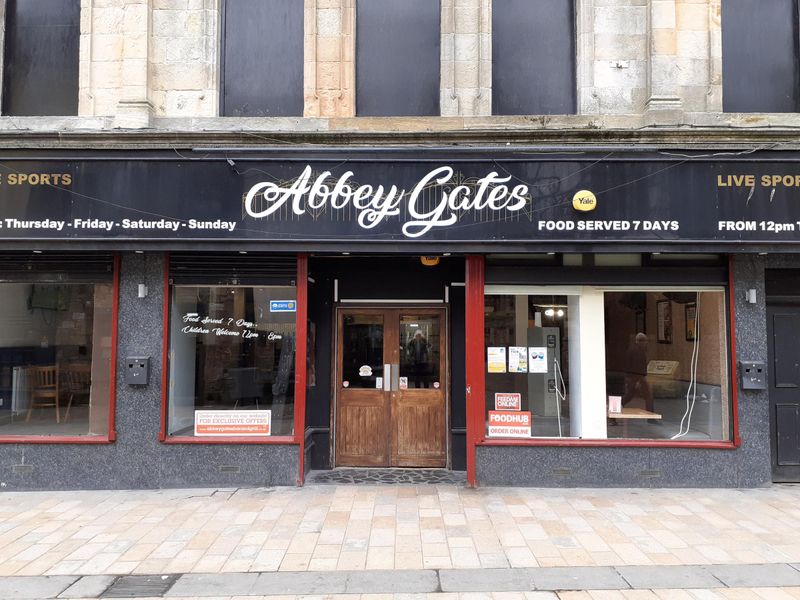 Abbey Gates, Kilwinning. (Pub, External, Key). Published on 06-03-2025