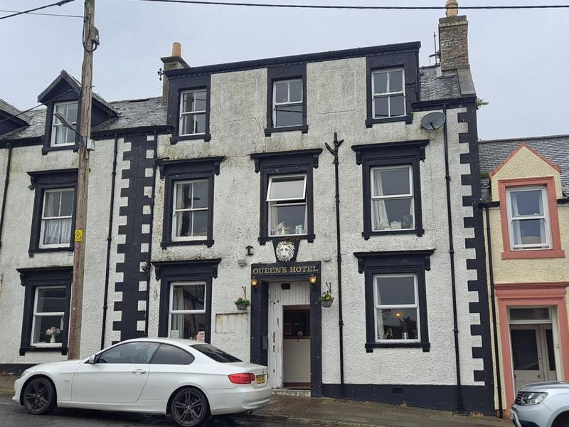 Queens Hotel, Drummore (Photo: Mark Finney - 07/06/2026). (Pub, External, Key). Published on 06-07-2026