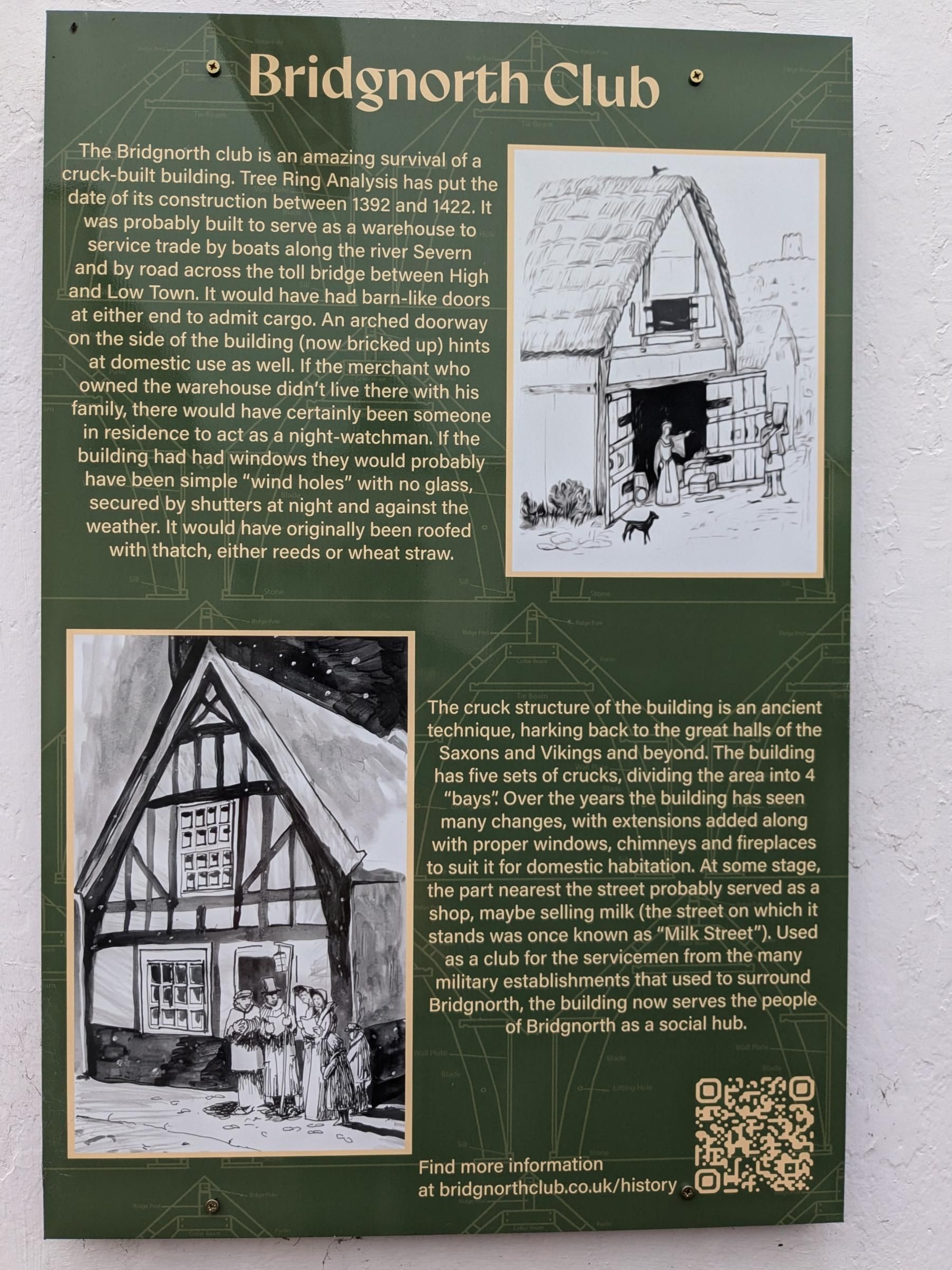 A brief history of the building. (Pub, External, Sign). Published on 26-07-2024