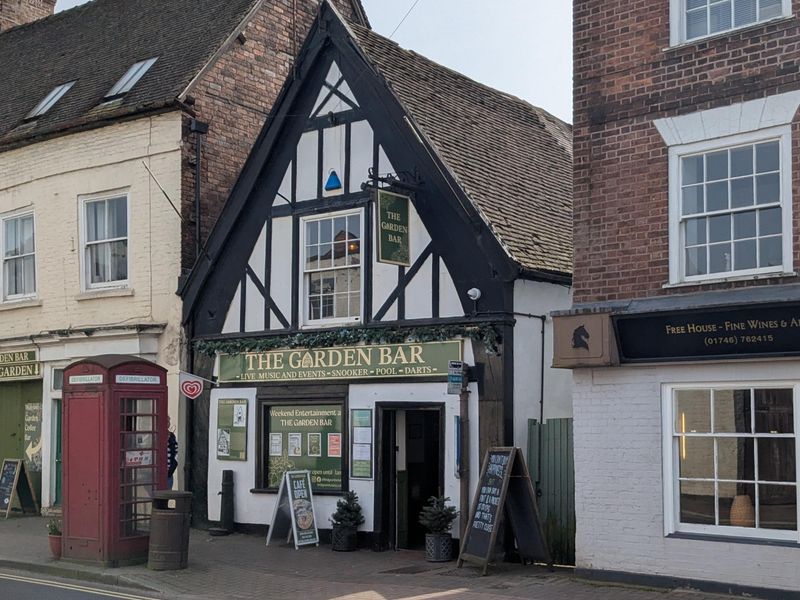 Garden Bar frontage in Bridge Street. (Pub, External, Key). Published on 20-03-2026