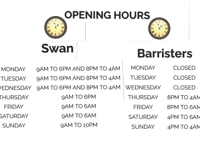 Opening Hours from April 2024. Published on 08-04-2024