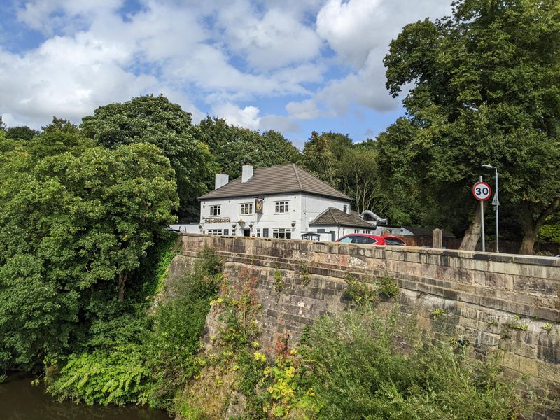 Front View from the pack horse bridge over the Irwell. Published on 23-08-2024 