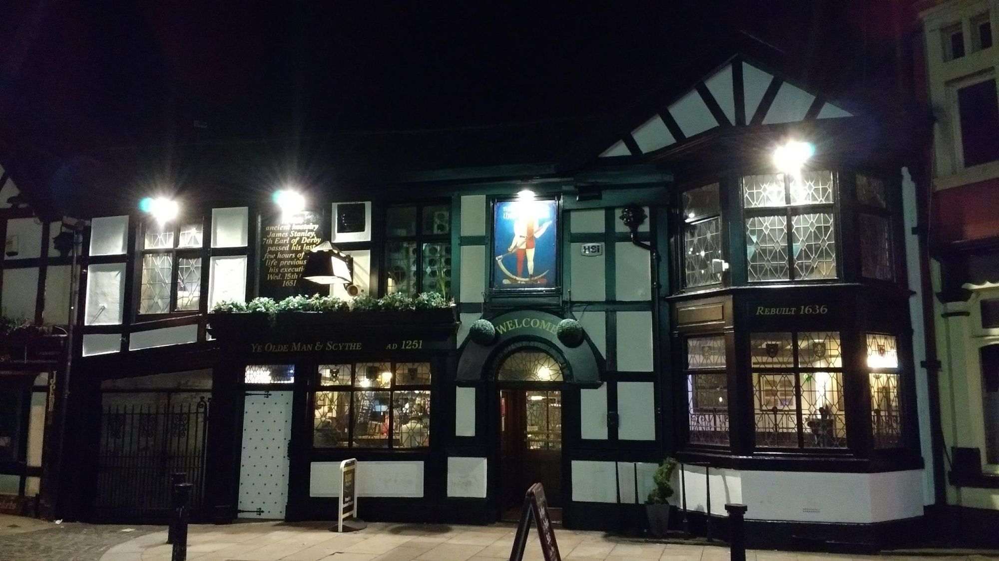 Front View at night in 2017. Published on 13-01-2017