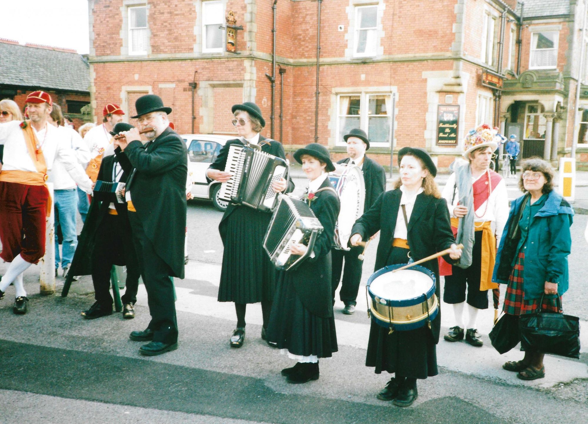 Morris Men's Band circa 1998. Published on 27-06-2022