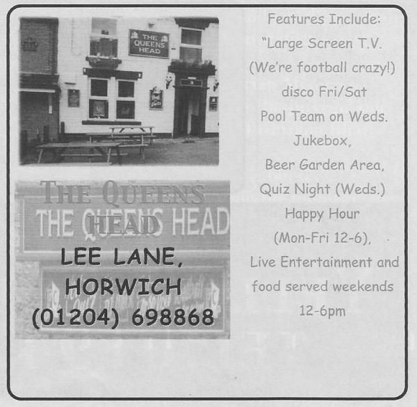 Advert From December 2001 Yellow Pub Directory. Published on 10-02-2016