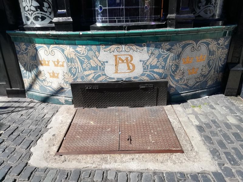 Cellar trap Door and Mosaic. Published on 23-06-2019