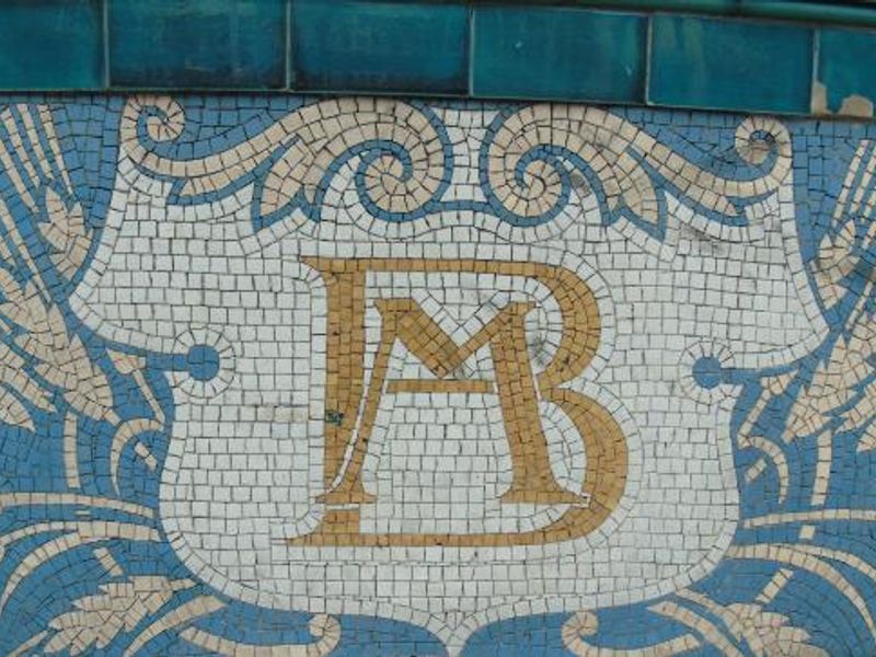 Cellar Drop Mosaic decoration for Manchester Brewery (prior to 1. Published on 22-08-2015