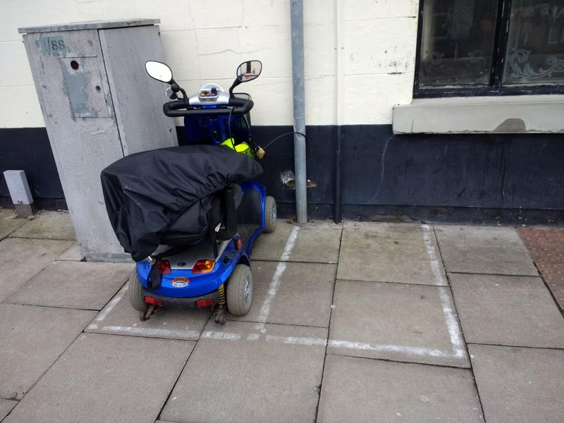 Mobility Scooter Parking. Published on 28-12-2017