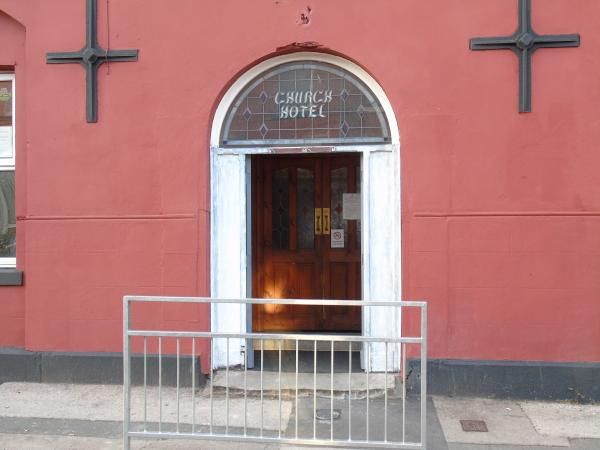 Doorway with the only sign. Published on 17-09-2015