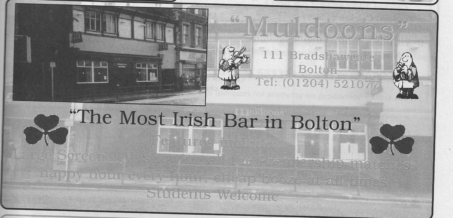 Pub Advert November 2001. Published on 20-05-2022
