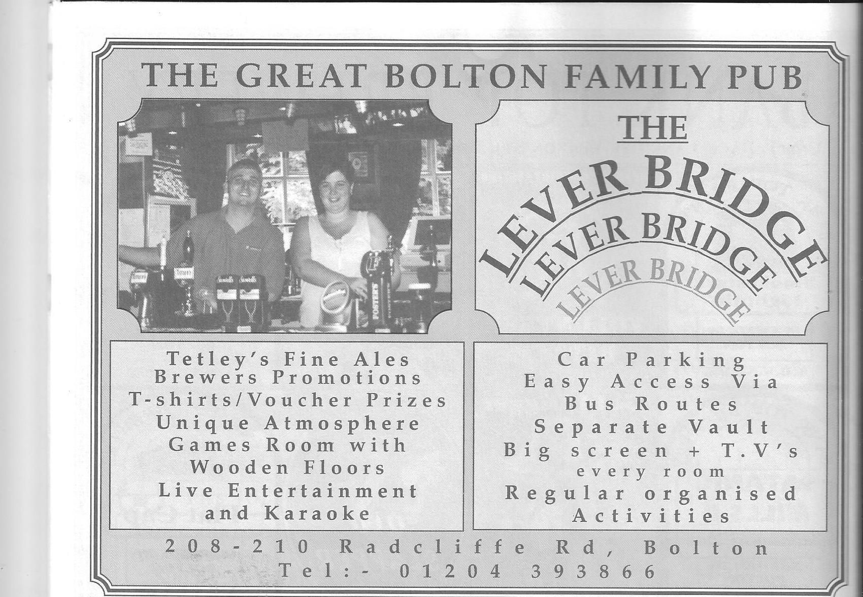 Pub Advert July 2001. Published on 20-05-2022