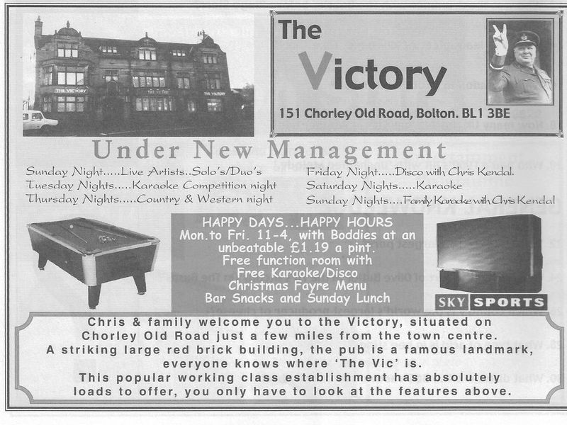 Pub Advert December 2001. Published on 20-05-2022