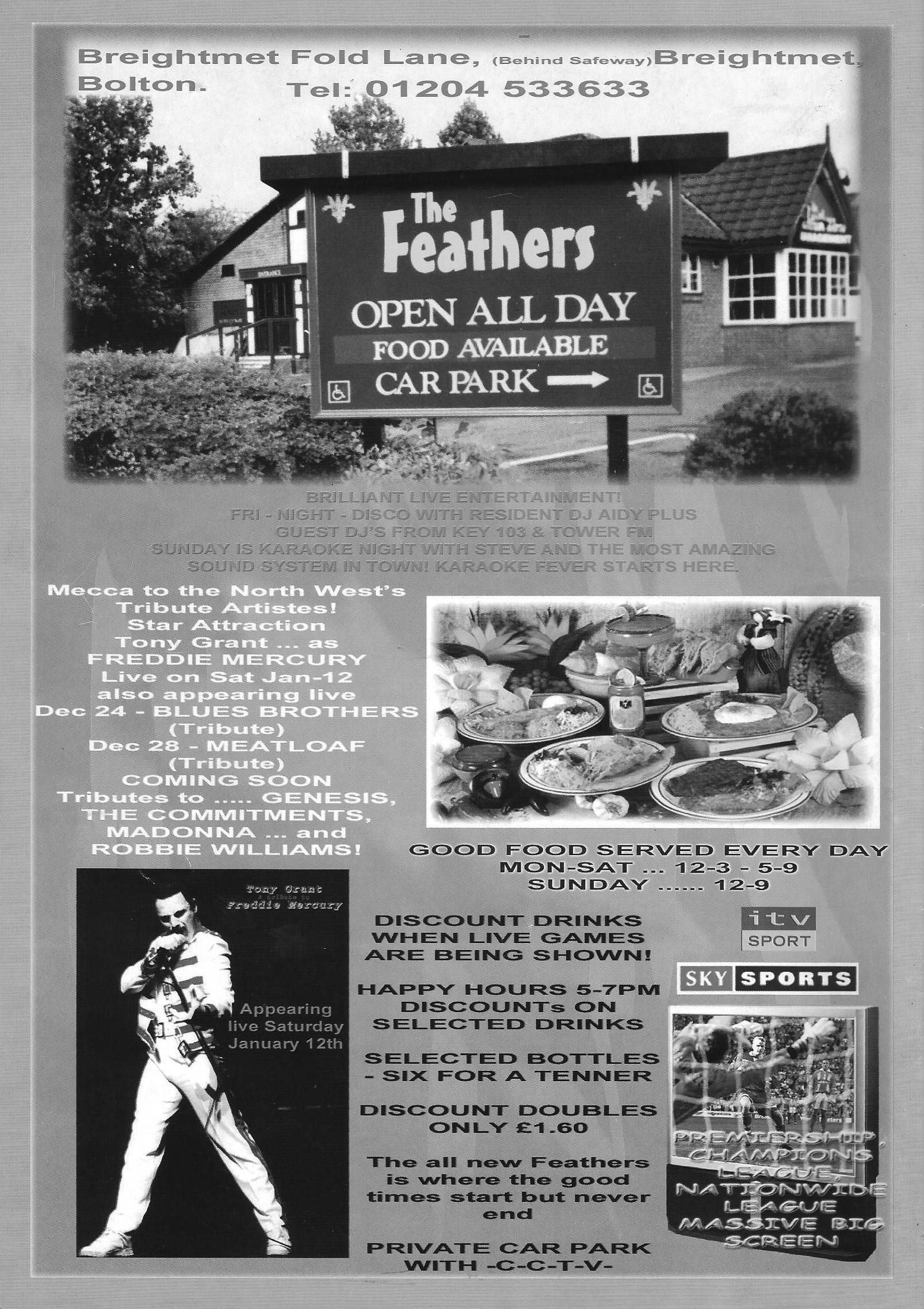 Advert from Bolton Pub Directory December 2001. Published on 12-08-2024
