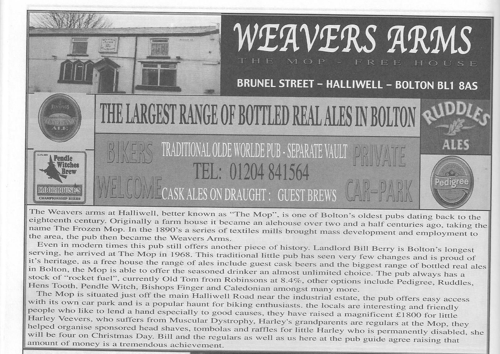 Pub Advert December 2001. Published on 20-05-2022