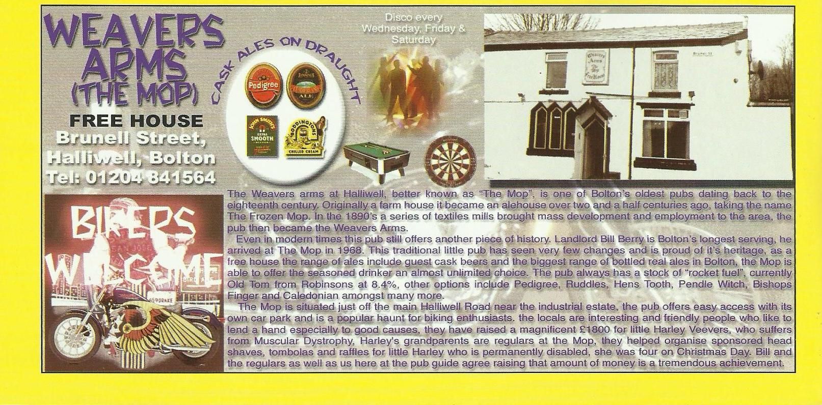 Pub Advert March 2002. Published on 20-05-2022