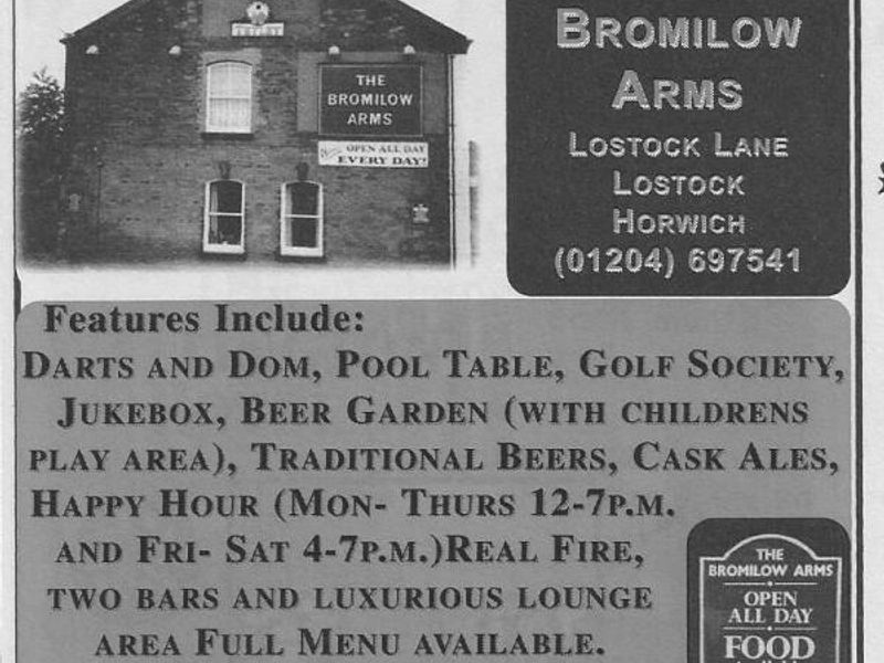 Advert From December 2001 Yellow Pub Directory. Published on 10-02-2016
