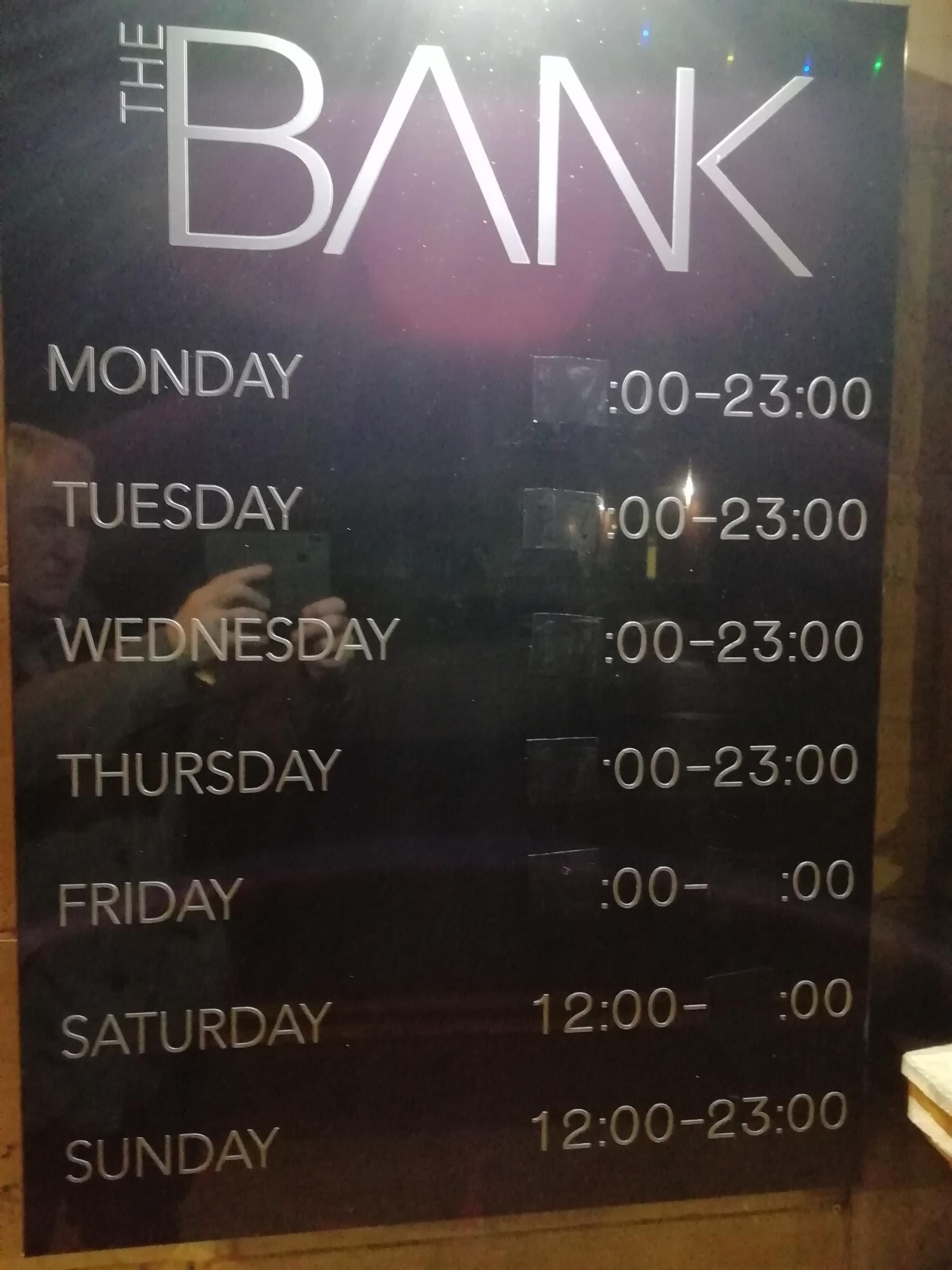 Opening Hours. Published on 07-06-2019