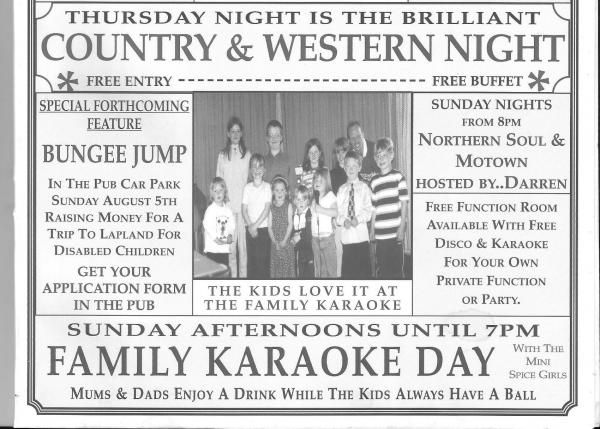 Advert From July 2001 Bolton Pub Directory. Published on 10-02-2016