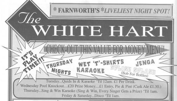 Advert From July 2001 Bolton Pub Directory. Published on 11-02-2016