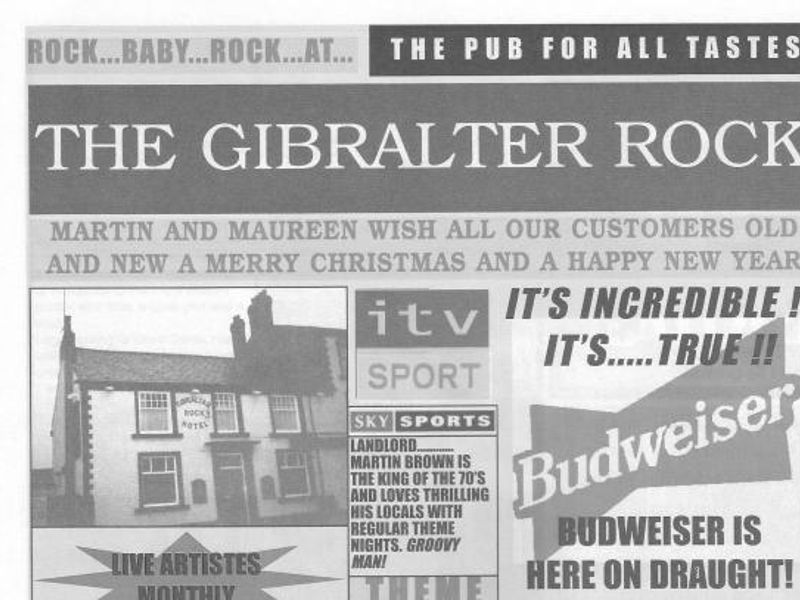 Advert From December 2001 Bolton Pub Directory. Published on 10-02-2016
